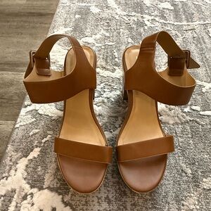 11 - Soda Tan Women's Heeled Sandals